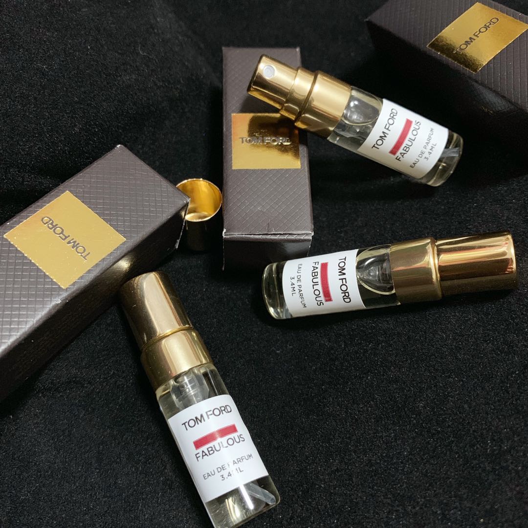 Tom Ford 2020 TF Perfume Small sample Europea Smell White Musk Sun Amber Fabulous