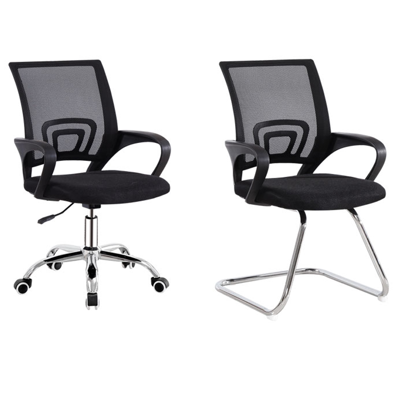Office network cloth computer chair bow meeting chair staff chair household dorm lift rotation chair reception chair simple