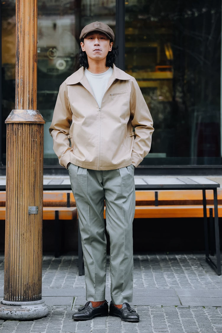 Retro jacket, American style