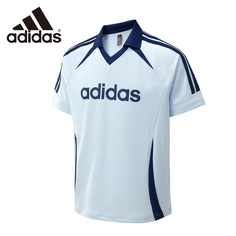 Adidas Adidas Short-Sleeved T-Shirt Men's Summer Official New Style Lapel Casual Sports Polo Shirt Ky2146