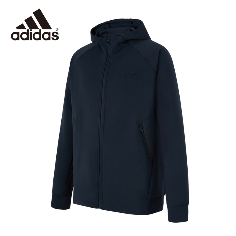 Authentic Adidas Adidas Jacket Men's Spring and Autum 2026 New Cardigan Hooded Sports Sweatshirt Kc2172