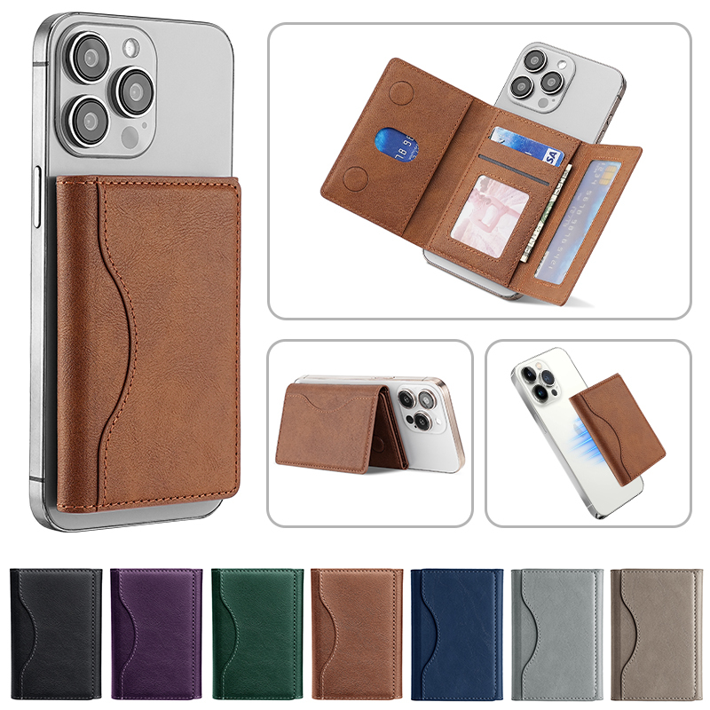 Magsafe Mobile Phone Magnetic Holder Card Holder Suitable for Apple iPhone Full Series Multi-Card Slot Flip Cover 70% off Pack