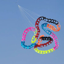 New soft pendant kite 24 holes 48 ​​holes 96 holes snake swivel umbrella cloth dynamic cannot be flown alone
