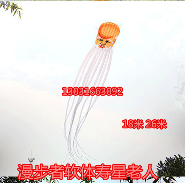 Skywalker New 18 26 Rice white beard old man kite birthday Star old man kite software kite