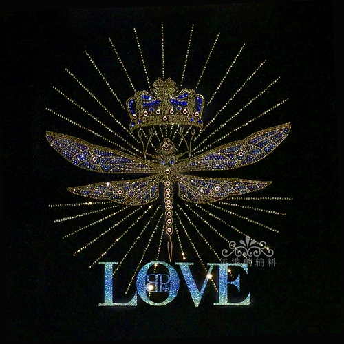 Мужской свитер горячий бриллиант графика плоская паста бриллиант бриллиант T -Fish Straintone Pattern Custom Теплопередача на Ближнем Востоке алмаза