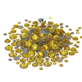 Гонконгские бриллианты с плоским дном, горячие бриллианты телесного цвета, бриллианты для современных танцев, сверкающие бриллианты, модные новые круглые бриллианты для латинских танцев цвета шампанского