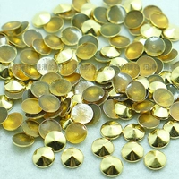 Золотые конусы диаметром 8 мм, 50 шт.