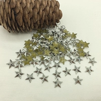 10*10 пятиконечная звезда серебро 30 шт.