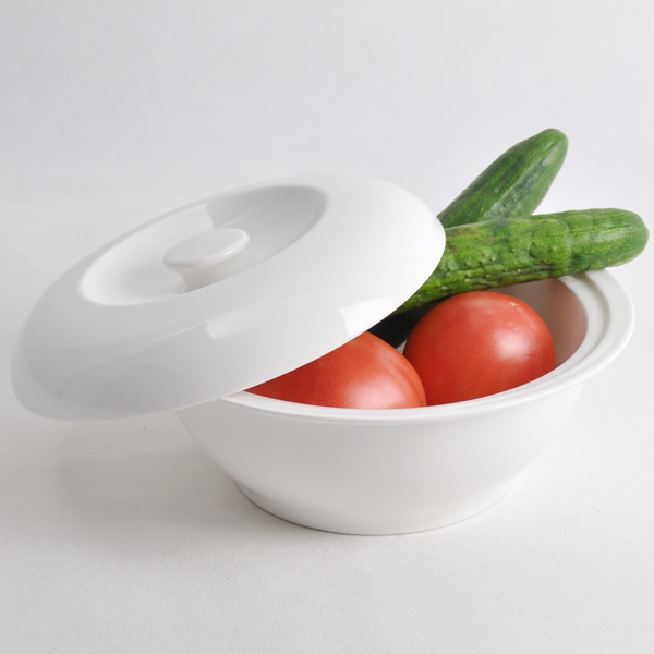 8-inch 10-inch 12-inch pint pan upscale pure white Bone China Extra-large Soup Pot bowl Gongson Large Cap Tao