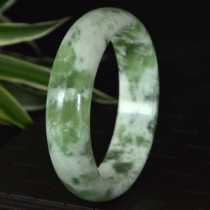 Shaanxi Xian Jianghuayu bracelet serpentine jade Lantian Jade ladys hand decoration real jade special hot sale