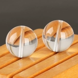 Белый белый кварц, украшение-шарик, браслет из бисера, бусины, бусы