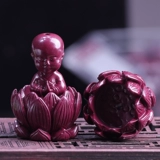 Аксессуары, природная руда, бусины, украшение-шарик, браслет из бисера ручной работы, цвета киновари