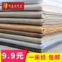 vải ghế sofa dày bông cũ rèm cửa thô vải lanh vải màu Tự làm khăn trải bàn khăn trải bán buôn - Vải vải tự làm vải may quần tây nữ