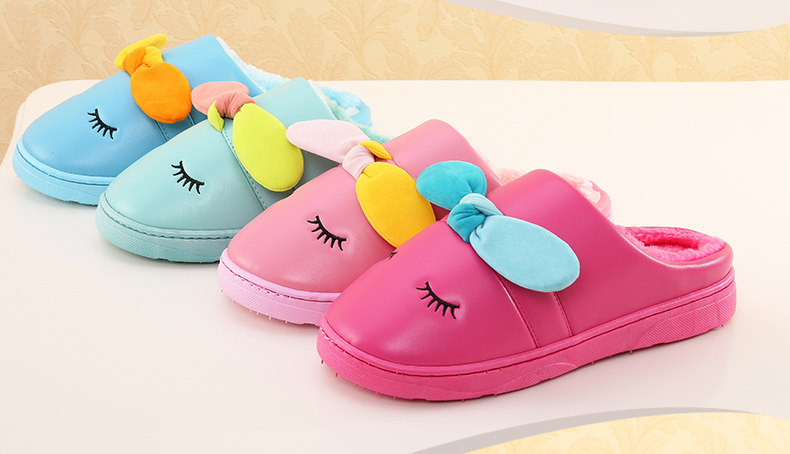 Pantoufles enfants en autre pour hiver - semelle caoutchouc - Ref 1004865 Image 8