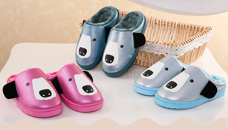 Pantoufles enfants en autre pour hiver - semelle caoutchouc - Ref 1011444 Image 8