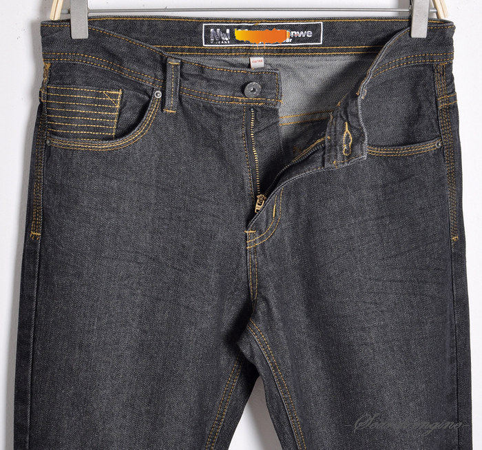 Jeans droite en vrac en coton pour Quatre saisons - Ref 1470972 Image 20