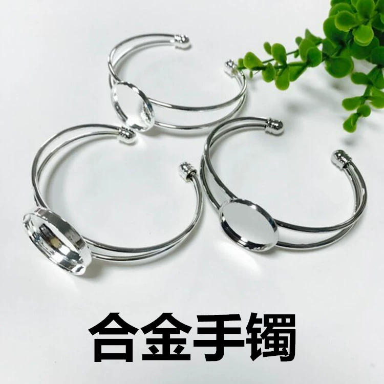 Vintage Bracelet Chủ DIY Trang sức Phụ kiện Thời gian Đá quý Dưới nướng Hoa Vòng tay Bracelet vòng tay