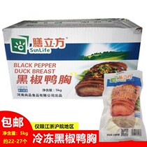 Diet Cube black pepper duck breast 5kg frozen semi-finished products microwave heating ready-to-eat cooked duck ingredients about 22-27