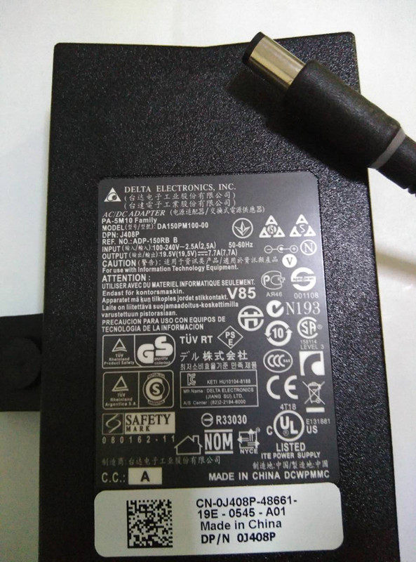 Applicable DELL M11X M14X M15XAll M15XAll supply adapter 19 5V 7 7A charger 150W