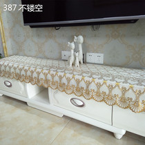 PVC hot stamping TV cabinet mat tablecloth waterproof cover cloth mat tea table mat dressing table fabric bedside table customized