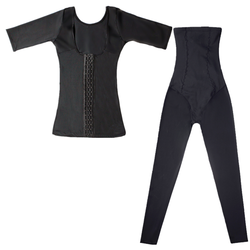 Tingmei Likai Body Shaping Split Enhanced Edition Suit Abdominal Lifting Hip Waist Collection Arm Postpartum Recovery Two-piece Set