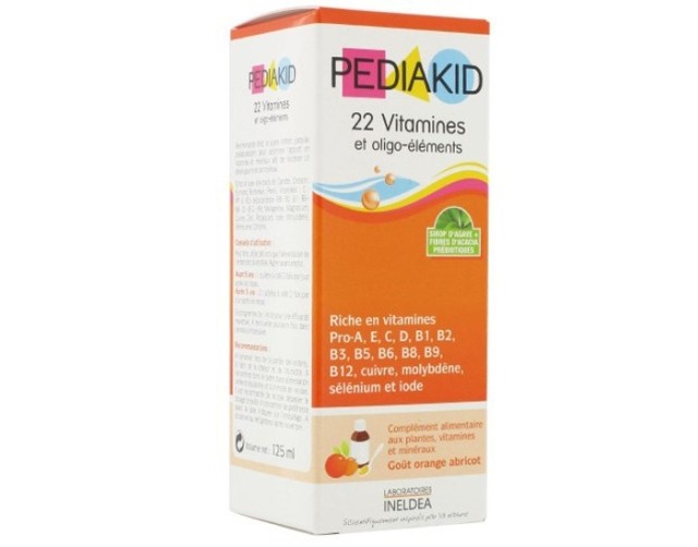 Pediakid 22 vitamins. Педиакид сироп 22 витамина. Педиакид витамин для детей. Pediakid 22 Vitamins and Oligo-elements сироп. Французские витамины Педиакид.