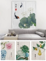 Suofu Ni ins nền vải tường vải treo tấm thảm bao gồm phòng đỏ vải cô gái phòng ngủ phong cách mới của Trung Quốc ròng - Tapestry tấm thảm treo tường