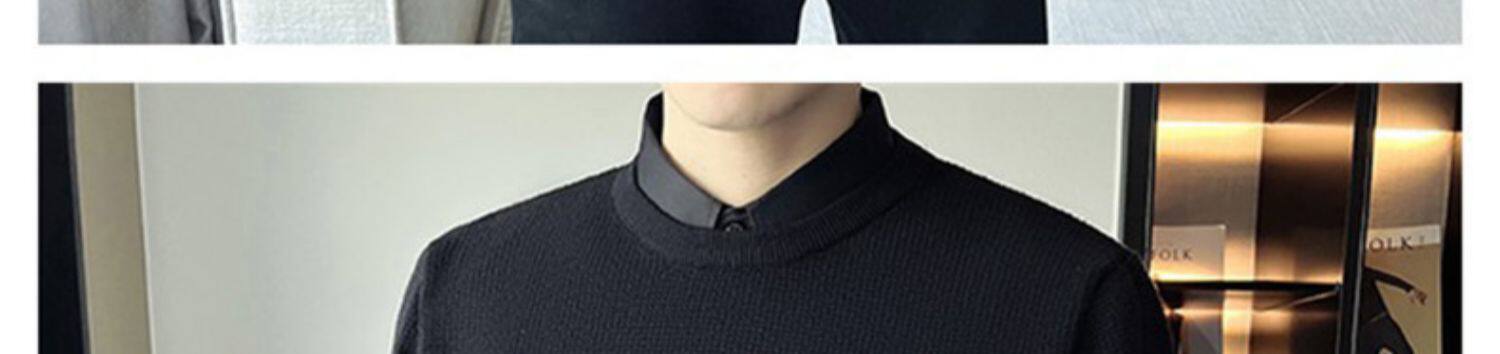 Джип, трикотажная рубашка, мужской демисезонный свитер, элитный трикотажный комплект, облегающий крой, стиль jeep spirit 