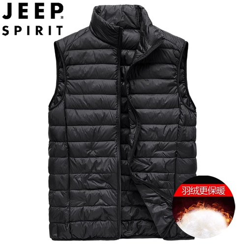 JEEP SPIRIT Осенний жилет с пухом, мужская куртка для отдыха