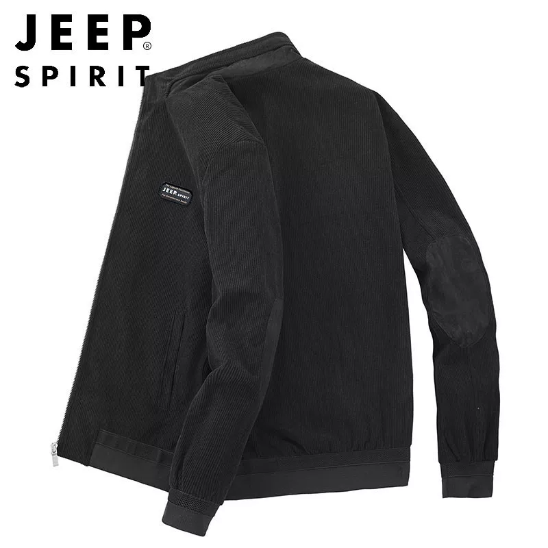 Рубашка-куртка осенняя джинсовая для мужчин из вельвета в стиле JEEP SPIRIT, oversize