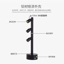 LED lamp head hand model rechargeable high-end exhibition small spotlight lamp counter jewelry multi-jewelry wireless double head