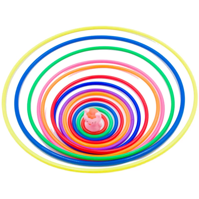 Rings, plastic travel toy, duck