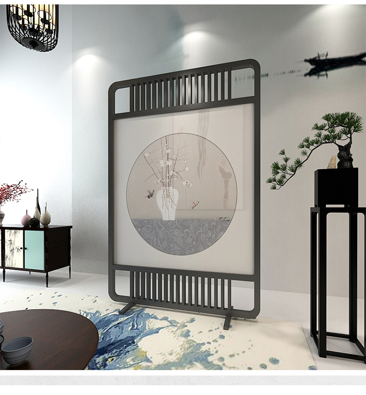 Trung Quốc cổ điển rắn gỗ màn hình rỗng hiên phân vùng trang trí phòng khách phòng ngủ văn phòng phòng trà Zen màn hình ghế ngồi - Màn hình / Cửa sổ song cửa sổ gỗ vuông