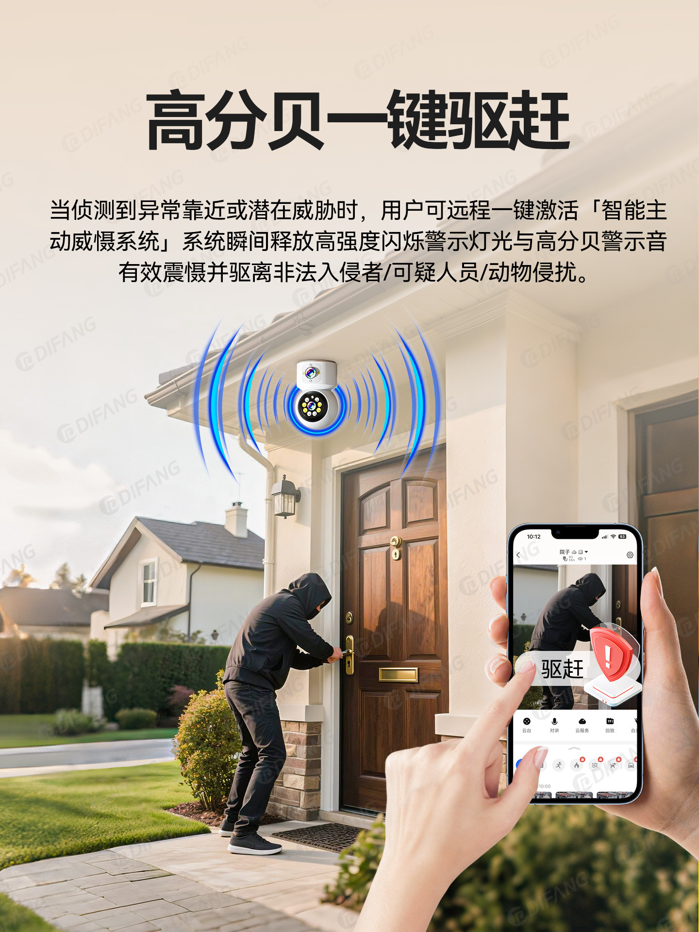 Wireless Camera 360-Degree Mobile Phone Remote Monitoring Home Use No Blind Spots High-Definition Night Vision Home Indoor Photography 4g