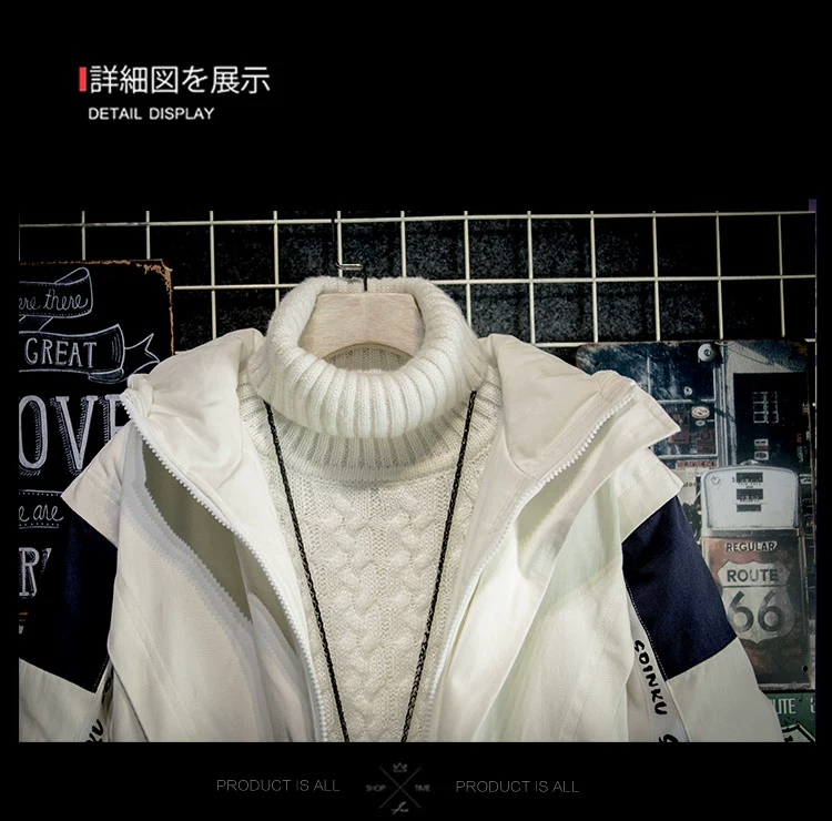 Ins siêu lửa thương hiệu áo khoác mùa đông áo khoác nam phiên bản Hàn Quốc của quần áo cotton sinh viên cổng gió chic chic mùa đông áo khoác local brand