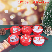 Creative Christmas Horse Mouth Iron Round Zero Wallet Cartoon Coin Accommodating Bag