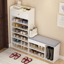 Multi-layer shoe rack simple household economy entrance door can sit shoe cabinet type shoe changing stool dormitory large-capacity shelf