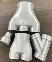 NEW WIND SYSTEM ACCESSORIES 110 TURNS 75 DIRECT HEAD PIPING ACCESSORIES PE PIPE SPECIAL ACCESSORIES TEE TEE 160 TURNS 110