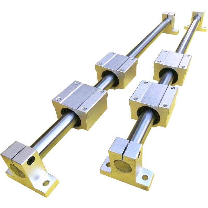 SCS Box Slider Suit Hard Optical Axis Saw Bench Rail Bracket Woodworking Bench Saw Bench Saw Bed Drill Guide 12 12 16 20