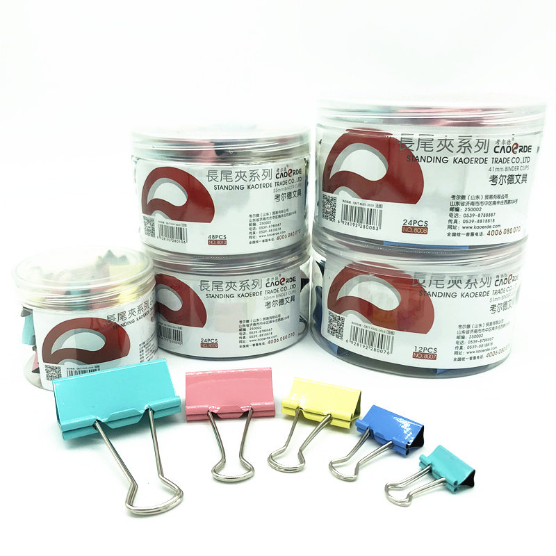 Dovetail Clip Long Tail Clip Anchovies Clip Stationery File Small Clip Large Number Small Number Ticket Clip Office Bookcase Fishtail Clip-Taobao