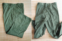 Stock eight seven polyester card single clothing single pants 87 style Shiludong clothing veteran card military jacket fat pants