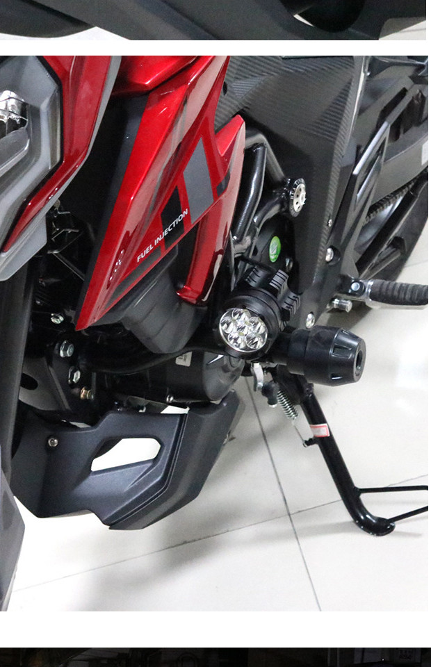 Đèn pha LED xe máy Honda CB190r sửa đổi đèn pha đèn pha siêu sáng bên ngoài đèn chói đèn rogue đèn đèn pha led bi cầu xe máy