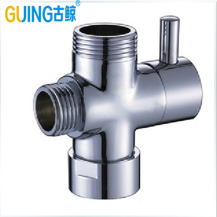 All copper quick opening water separator 4 points 6 points three-way water valve Hardware bathroom accessories Quick opening faucet accessories