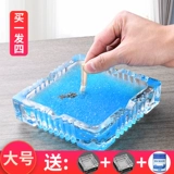 Креативная трендовая очень большая стеклянная пепельница для офиса, простой и элегантный дизайн