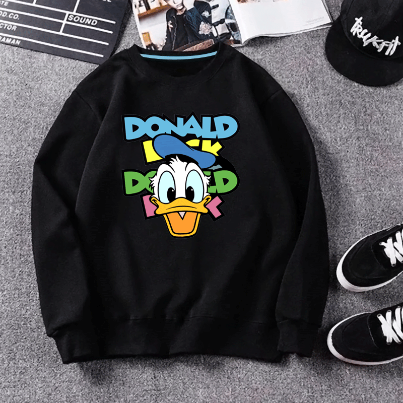 Donald Duck vòng cổ bảo vệ phiên bản Hàn Quốc của phim hoạt hình dễ thương Chuột Mickey nam và nữ vài top Mickey sinh viên ins siêu lửa.
