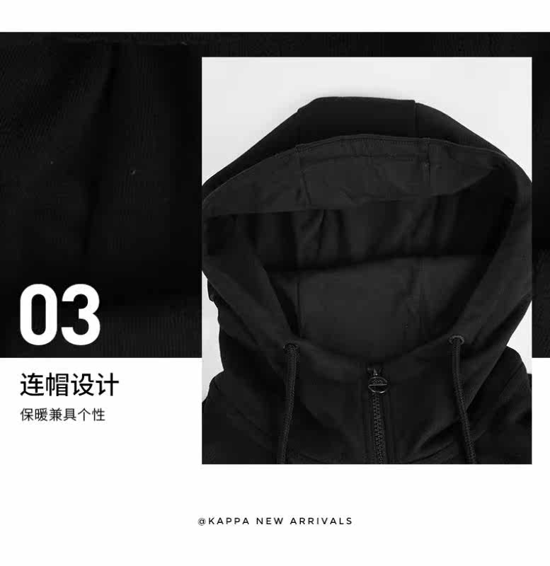 Kappa Мужской вязаный кардиган Kappa с капюшоном-K0A52MK31D-990