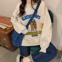 DUYOOU Lazy Turtleneck Female Japanese Retro Fall Winter Joker Crewneck ins Tide