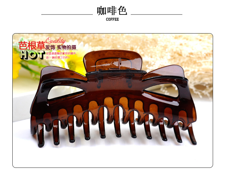 Mặc cả phụ kiện tóc cỏ gân rỗng nơ quá khổ mùa thu không xấu kẹp tóc kẹp tóc lấy tóc lấy thẻ lớn - Phụ kiện tóc bờm tóc