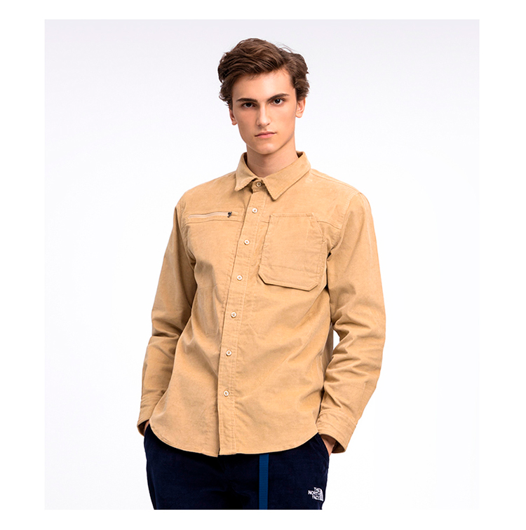 North Mian Mountaineering Light Core Suede American Retro Shirt Thickened Long Sleeve Foreign Trade Tooling Speed Dry Shirt Jacket Man