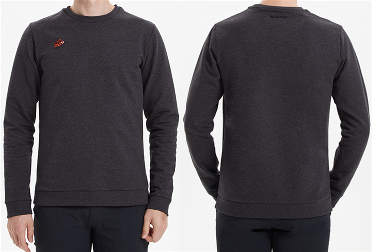 Elephant outdoor hiking thermal fleece jacket daily casual simple stretch comfort long sleeve T-shirt